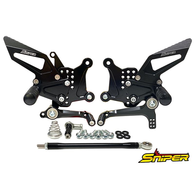 Ninja NINJA ZX-25R ZX-4R ストリート用 バックステップ 黒 Ninja NINJA ZX-25R ZX-4R ストリート用 バックステップ 黒