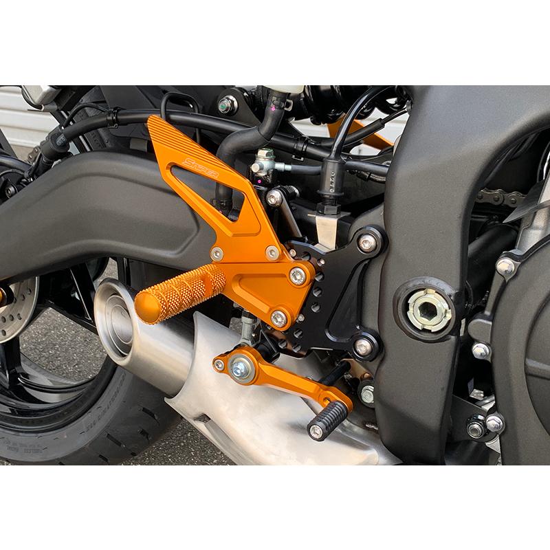 Ninja NINJA ZX-25R ZX-4R ストリート用 バックステップ 金 Ninja NINJA ZX-25R ZX-4R ストリート用 バックステップ 金