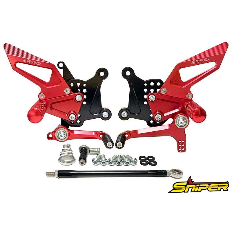 Ninja NINJA ZX-25R ZX-4R ストリート用 バックステップ 赤 Ninja NINJA ZX-25R ZX-4R ストリート用 バックステップ 赤