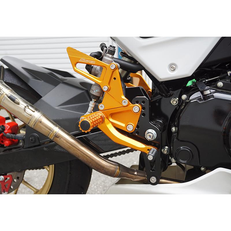 グロム（ホンダ） GROM グロム MSX125 JC61 レース用 バックステップ