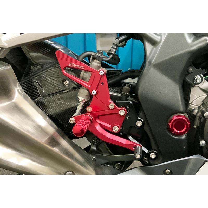 マ*タ様 cbr250rr バックステップ　mc51 CBR250RR MC51 バックステップ 青 クイックシフター装着車用 SNIPER