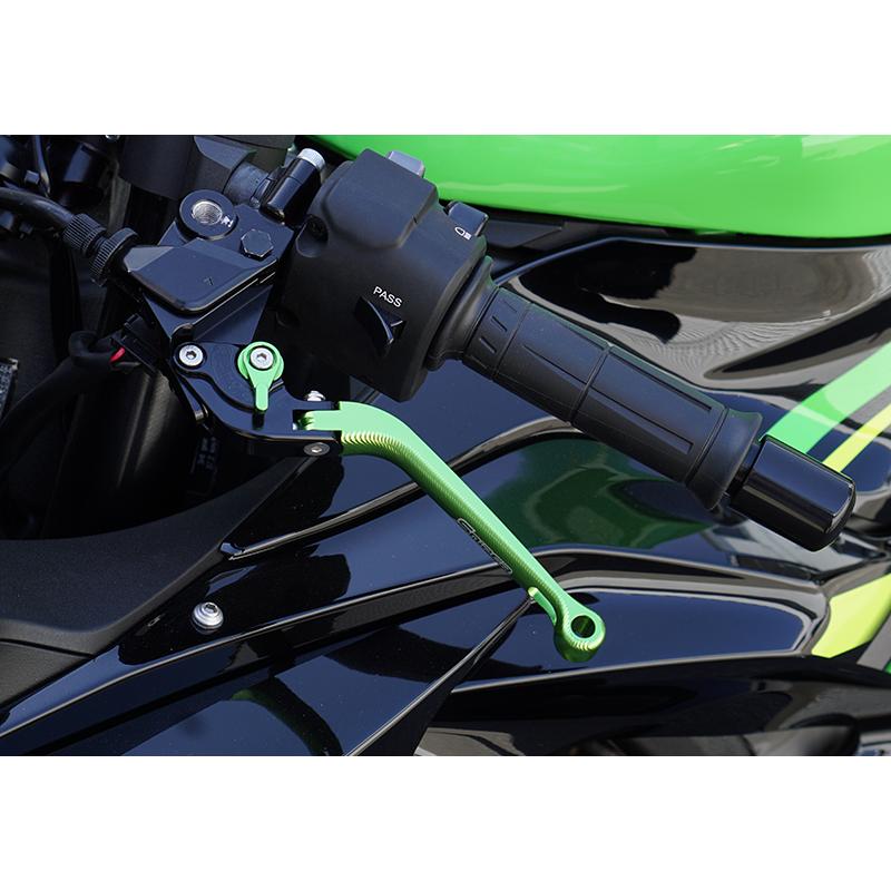 Z900RS ZX-6R Ninja1000 Z1000 6段階アジャスター 可倒式 クラッチレバー＆ブレーキレバーセット 赤 SNIPER スナイパー SP0128R｜nuts-berry｜03