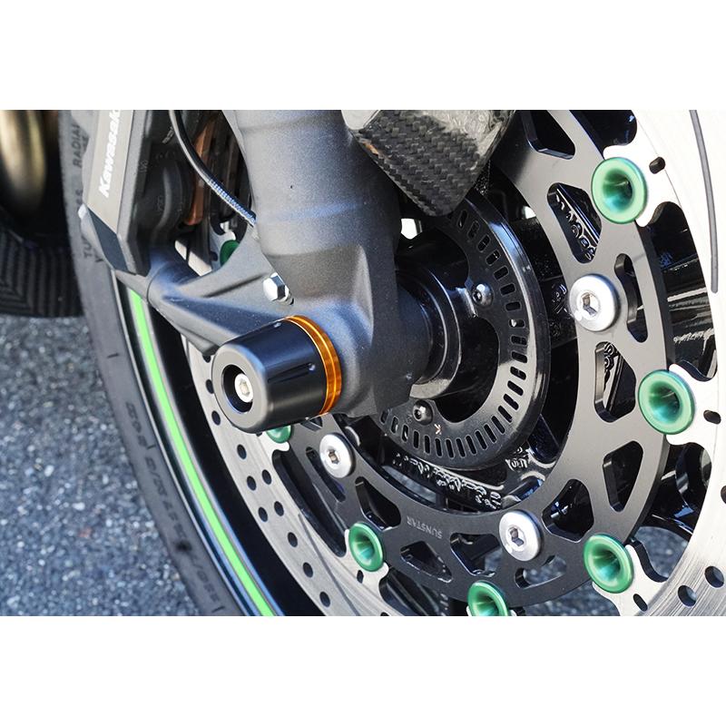 NINJA ZX-25R ZX-4R フロント アクスルスライダー 金 SNIPER