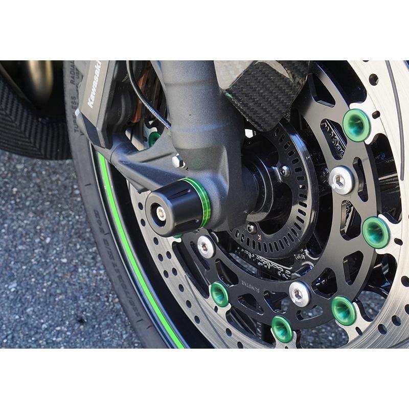 NINJA ZX-25R ZX-4R フロント アクスルスライダー 金 SNIPER