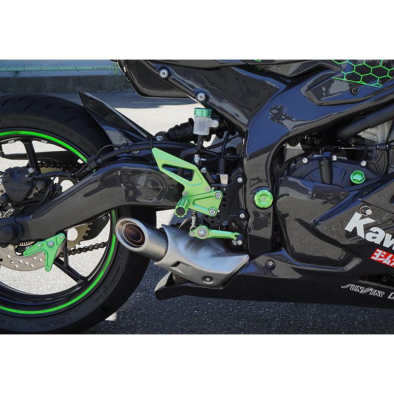 NINJA ZX-25R ZX-4R フレームホールキャップ 緑 SNIPER スナイパー SP0132GR｜nuts-berry｜03