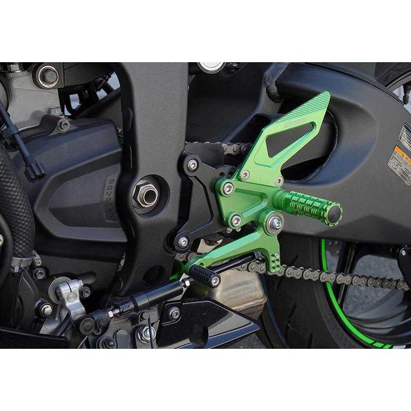 Ninja NINJA ZX-6R (19-) ZX636G バックステップ 黒 SNIPER Ninja NINJA ZX-6R (19-) ZX636G バックステップ 黒 SNIPER