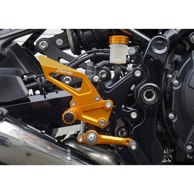 カワサキ（Kawasaki） Z900RS バックステップ 黒 SNIPER スナイパー