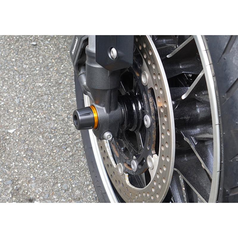Z900RS フロント アクスルスライダー 青 SNIPER スナイパー SP0149BL
