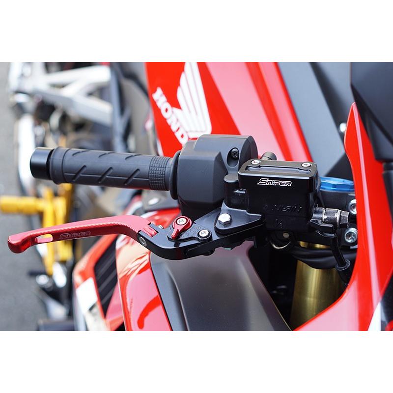 CBR250RR MC51 '17〜 アルミ製 マスターシリンダーガード 黒 SNIPER スナイパー [SPC076BK