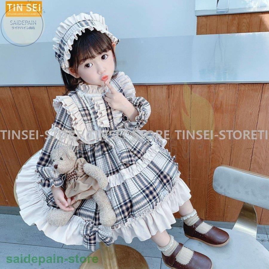 ワンピース 子供 ロリータ キッズ 長袖 メイド ロリータ服 女の子 洋服 秋冬 七五三 子どもドレス クリスマス ゴスロリ 90 100 110 1 130 Nut626 Nuts Inc 通販 Yahoo ショッピング