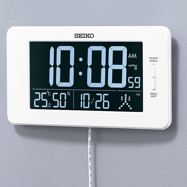 SEIKO（セイコー） 目覚まし時計 掛け時計 壁掛け 置き時計 DL216W