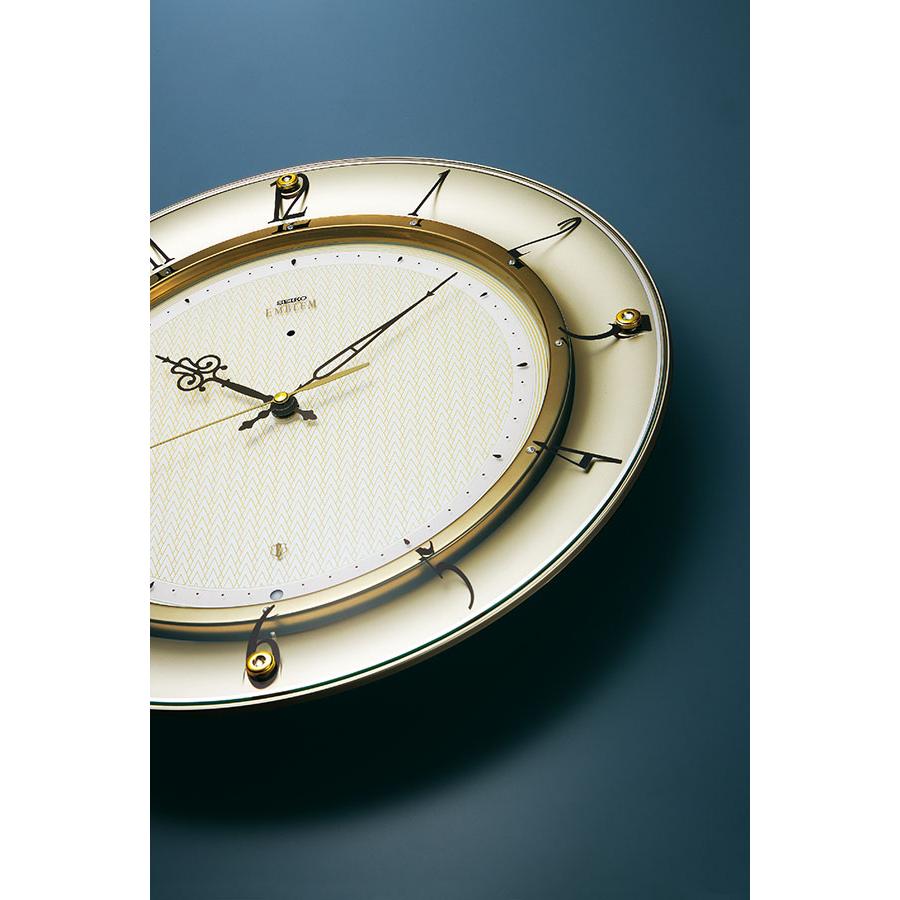 SEIKO（セイコー） 掛け時計 エムブレム 壁掛け HS561G 電波時計