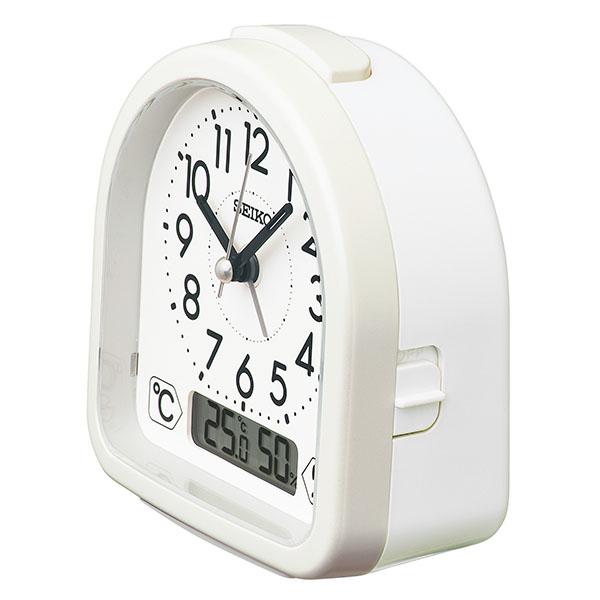 SEIKO（セイコー） 目覚まし時計 置き時計 KR522W 温度計 湿度計