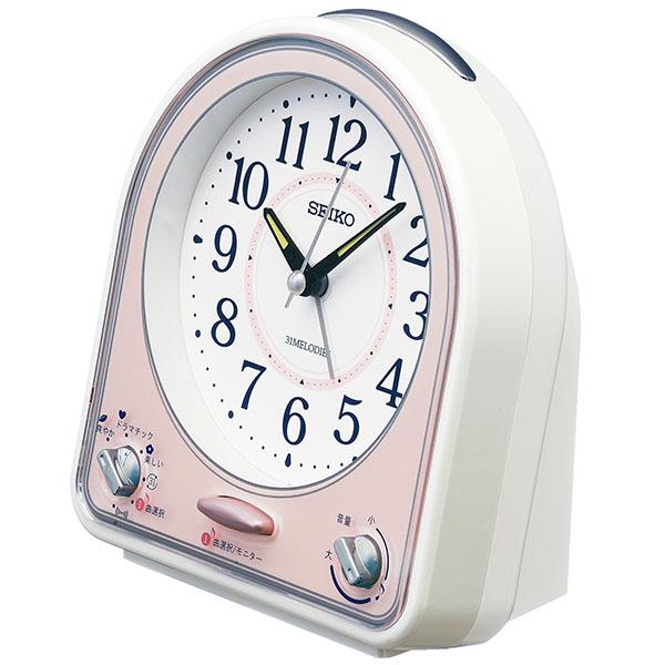SEIKO（セイコー） 目覚まし時計 置時計 QM750P スイープ 静か 音が