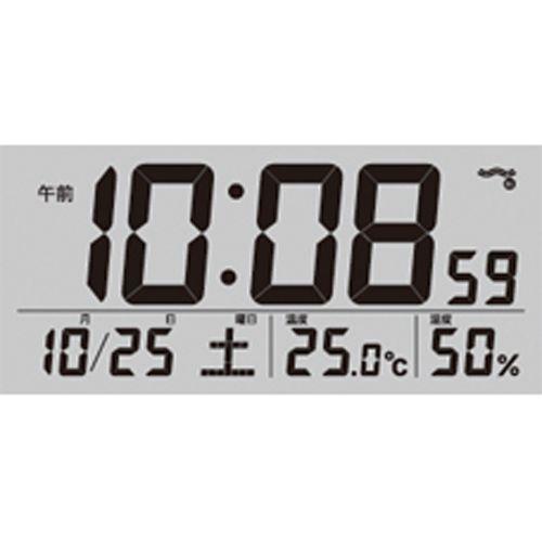 SEIKO（セイコー） 置き時計 SQ690S 電波時計 デジタル ソーラー