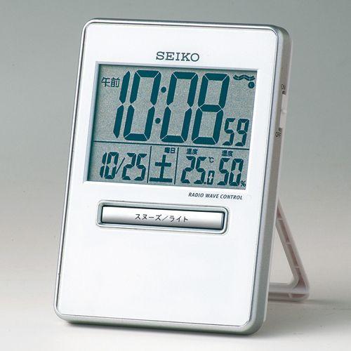 SEIKO（セイコー） 目覚まし時計 置き時計 SQ699W トラベラ 携帯用