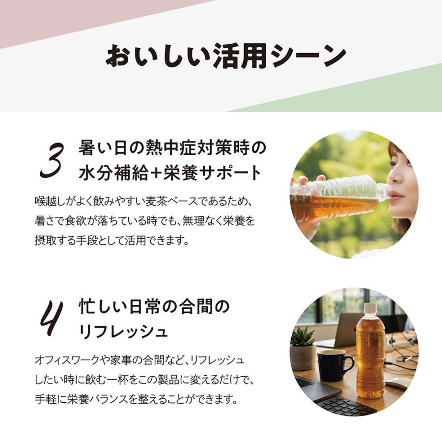 たんぱく質入り麦茶 たんぱく麦茶 タンパク質 プロテイン麦茶 プロテイン 24包入り たんぱく質4〜5g配合 水に溶ける粉末タイプ |  | 08