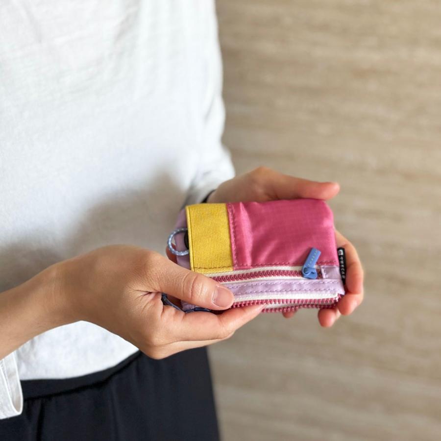 財布 ポーチ 小銭入れ スレッド THREAD POUCH WALLET ポーチウォレット カードケース 薄い財布 チャック付き ジッパー付き 鍵 カラビナ 【メール便4点まで】 |  | 11