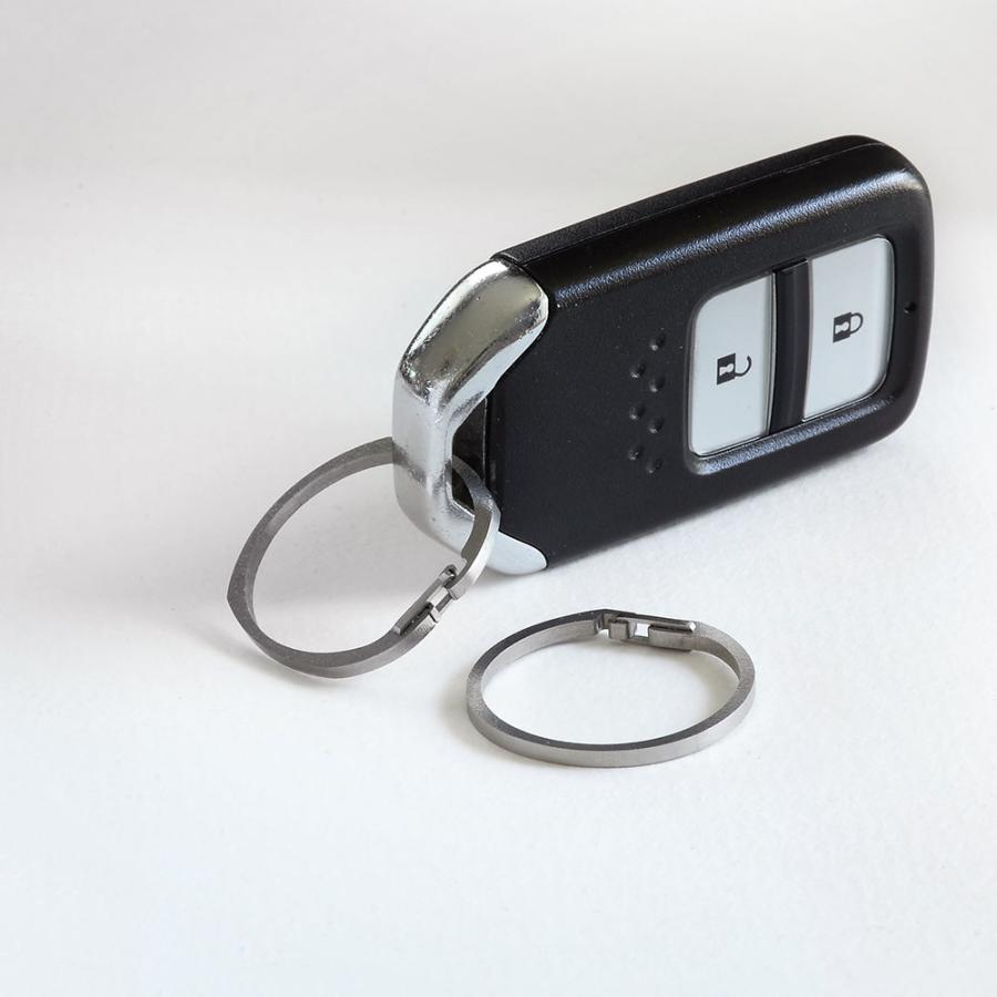 ハンドグレイ easi チタンキーリング ROUND OMEGA HANDGREY KEY RING グレード5チタン製 【メール便対応商品4 ...