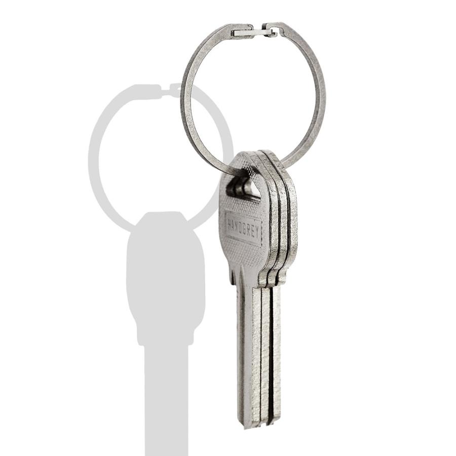 ハンドグレイ easi チタンキーリング ROUND OMEGA HANDGREY KEY RING グレード5チタン製 【メール便対応商品4 ...