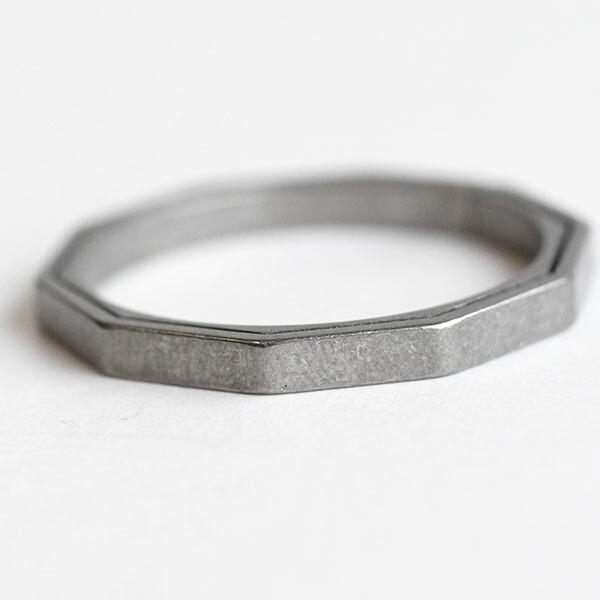 メール便対応商品4点まで】ハンドグレイ チタン製キーリング HANDGREY