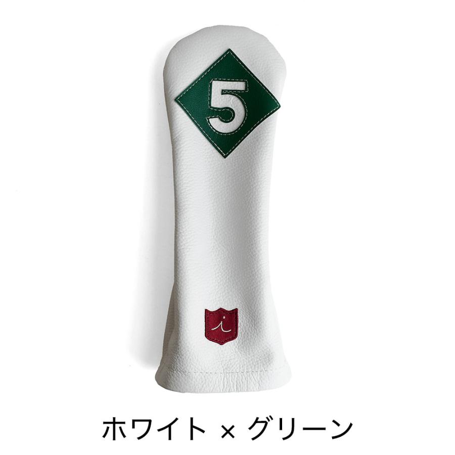 イリアック ゴルフ ヘッドカバー 5番ウッド用 FW 日本製 姫路レザー