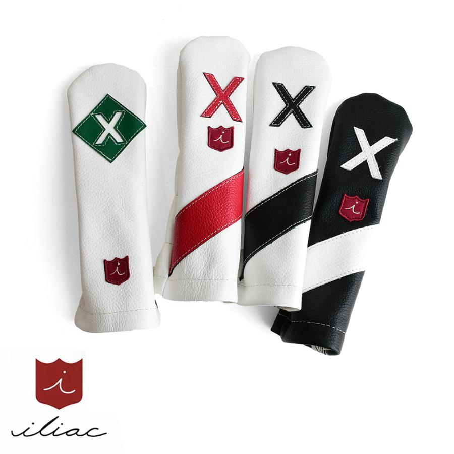 g*x様 iliac Golf 未使用品 イリアック ゴルフ 本革 レザー ベル イリアック ゴルフ ヘッドカバー ユーティリティ用 （ハイブリッド用