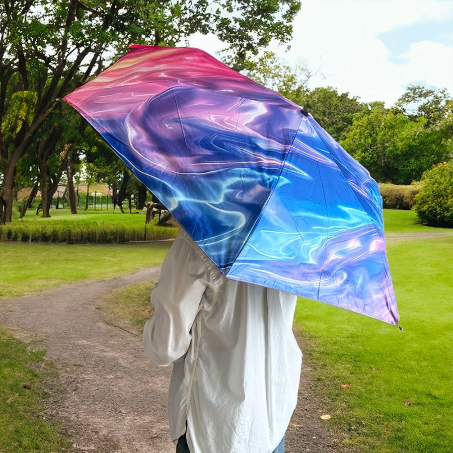 Knirps（クニルプス） 日傘 折りたたみ傘 晴雨兼用 【傘カバー