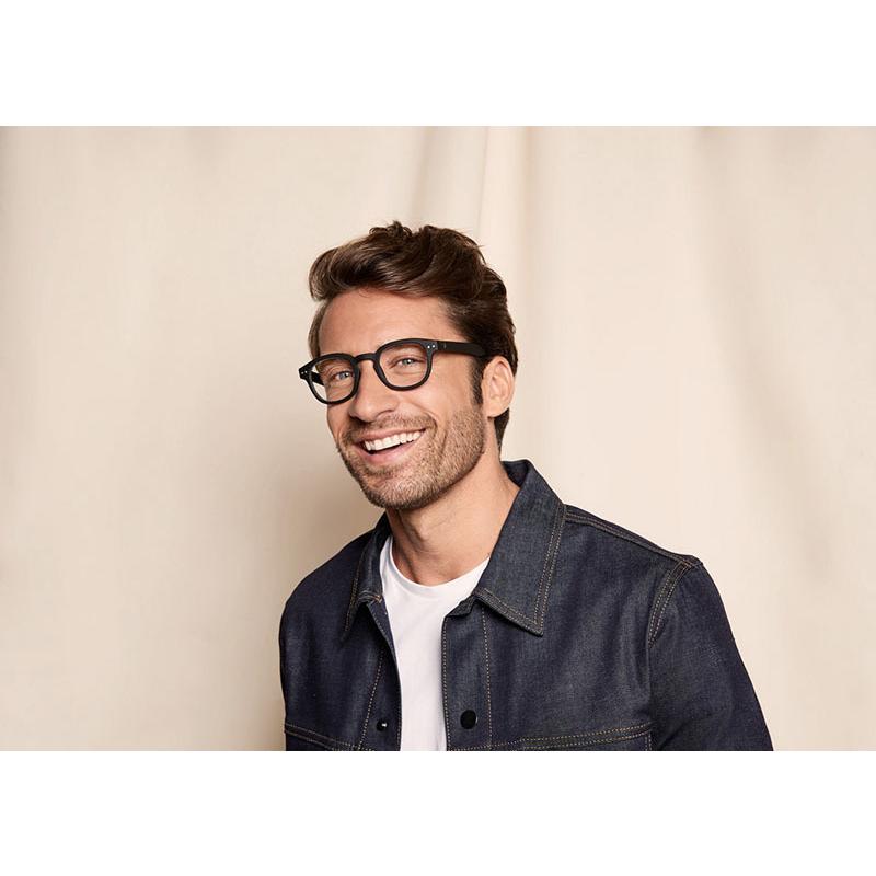 イジピジ 老眼鏡 ブルーライトカット PCメガネ IZIPIZI #C SCREEN READING ブラック 黒 べっ甲 ブラウン ブルー | IZIPIZI | 13