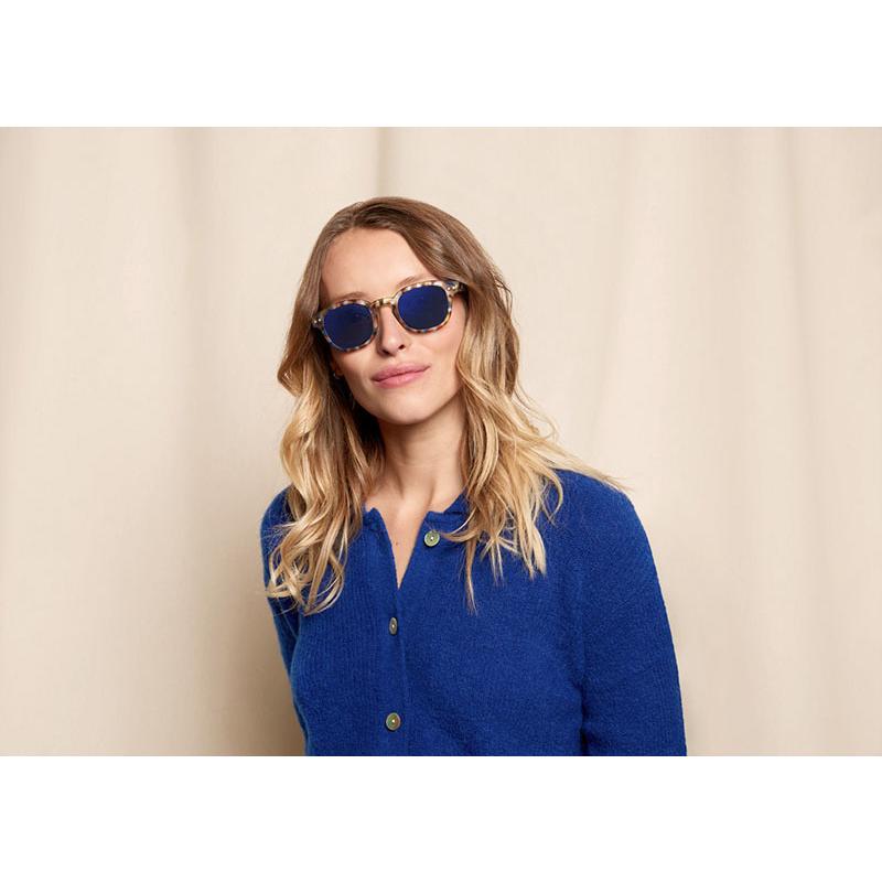 イジピジ サングラス 99.9% UVカット IZIPIZI #C SUN BLACK TORTOISE BLUE ブラック 黒 べっ甲 ブラウン ブルー 正規品 | IZIPIZI | 10