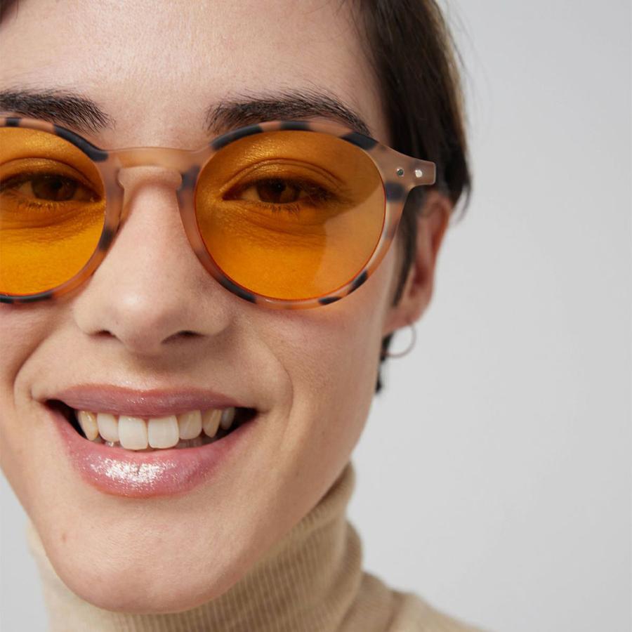 IZIPIZI イジピジ #D SLEEPING 睡眠の質が向上するメガネ ボストン スリーピング 睡眠向上 カラーレンズ オレンジ色 ブルーライトカット 眼鏡 めがね おしゃれ | IZIPIZI | 06