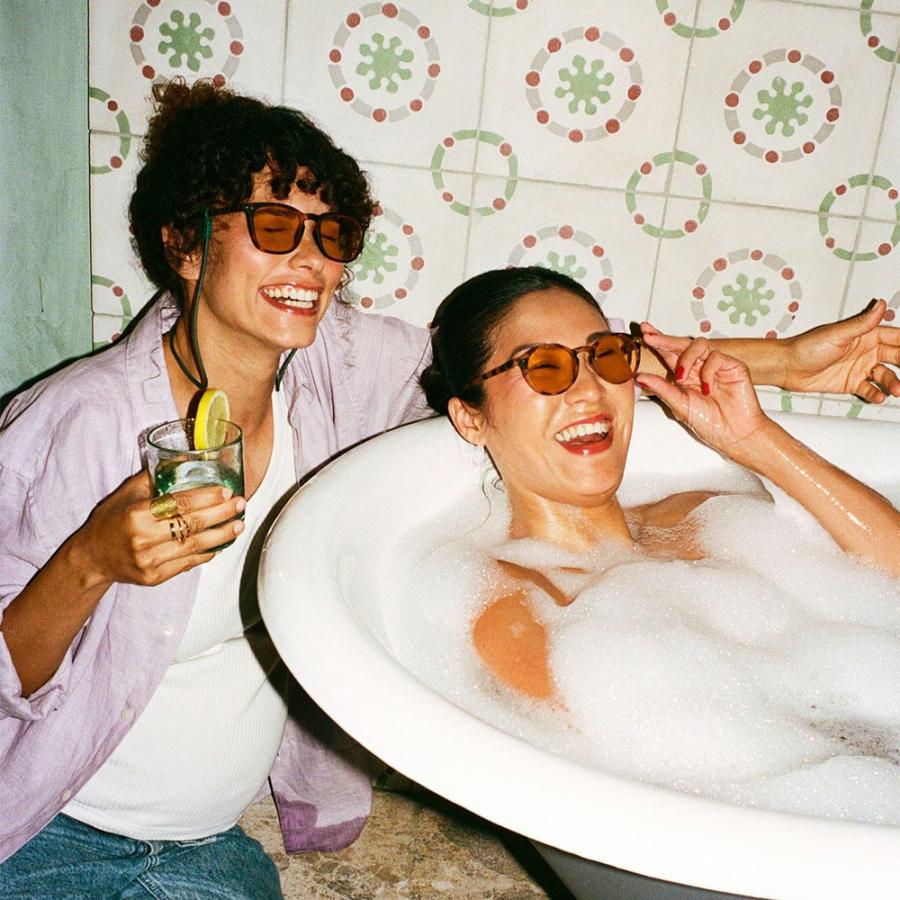 IZIPIZI イジピジ #D SLEEPING 睡眠の質が向上するメガネ ボストン スリーピング 睡眠向上 カラーレンズ オレンジ色 ブルーライトカット 眼鏡 めがね おしゃれ | IZIPIZI | 09