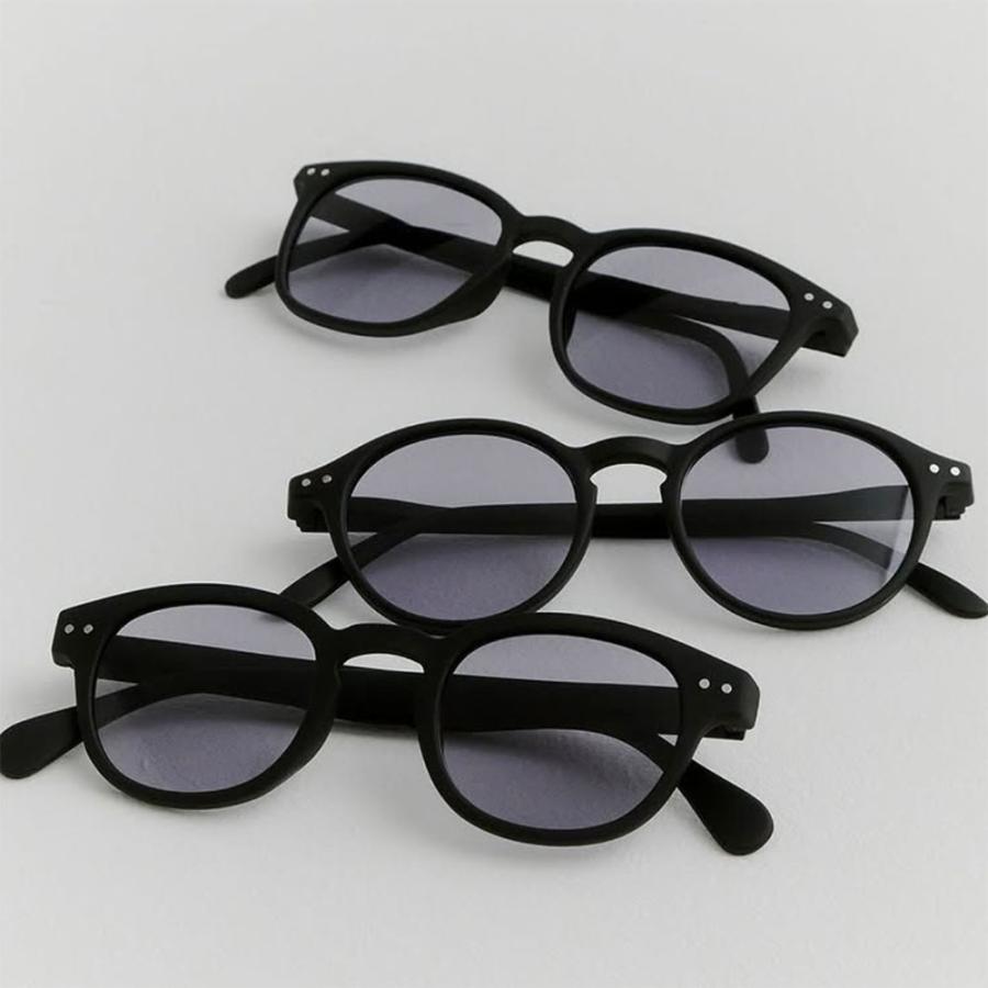 IZIPIZI イジピジ #E サングラス 調光レンズ 99.9% UVカット ブラック ウェリントン型 紫外線カット アウトドア 釣り リゾート | IZIPIZI | 10