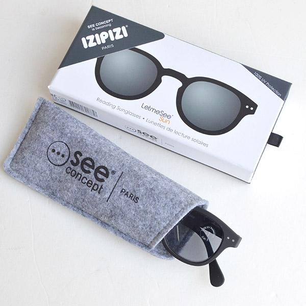 IZIPIZI イジピジ #E サングラス ライトレンズ カラーレンズ 薄い色 ウェリントン UVカット SUN メンズ レディース ブラック 黒 べっ甲 紫外線カット おしゃれ | IZIPIZI | 09