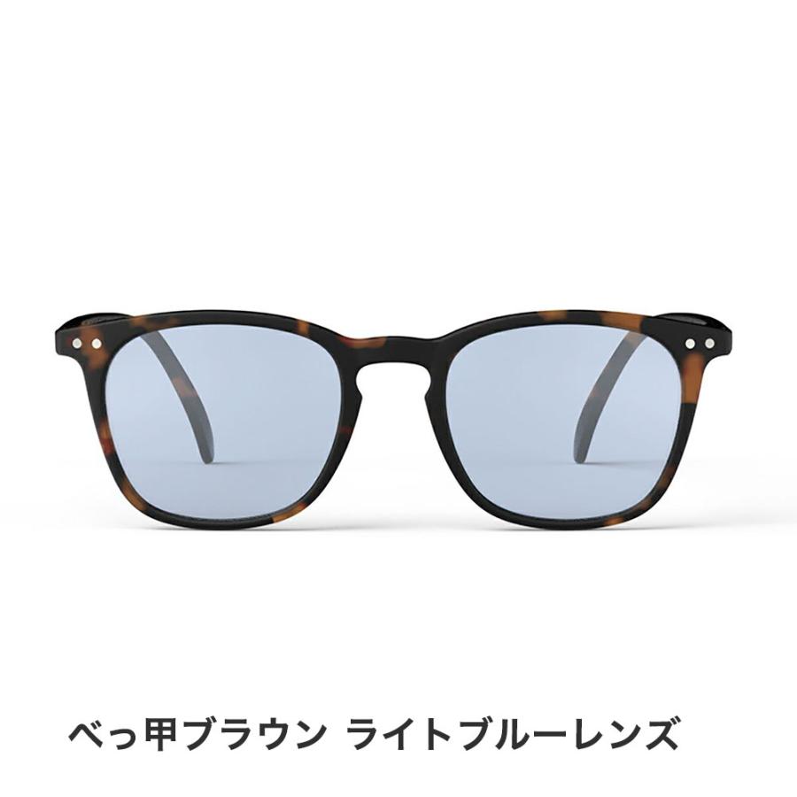 IZIPIZI イジピジ #E サングラス ライトレンズ カラーレンズ 薄い色 ウェリントン UVカット SUN メンズ レディース ブラック 黒 べっ甲 紫外線カット おしゃれ | IZIPIZI | 06