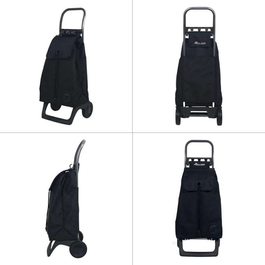 ✨美品✨ ROLSER ショッピングカート 折りたたみ 着脱可 軽量 ロルサー ROLSER ショッピングカート BABY JOY モノトーン 2輪