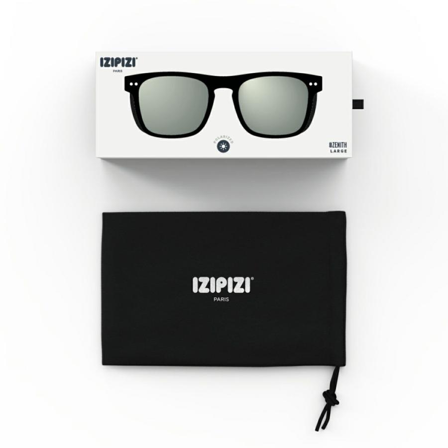 IZIPIZI イジピジ サングラス ZENITH POLARIZED Black 99.9% UVカット 偏光レンズ ハイキング 登山 トレッキング メンズ レディース  紫外線カット アウトドア | IZIPIZI | 05