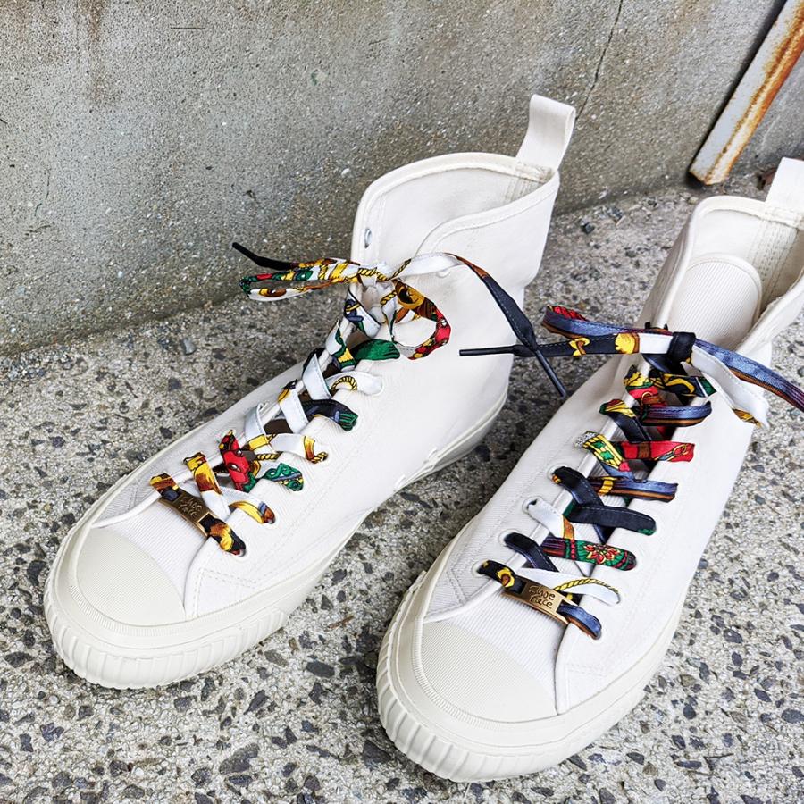 靴紐 シューレース 靴ひも スニーカー おしゃれ スカーフ shoeface シューフェイス ヴィンテージ アンティーク NUTSオリジナル 【メール便5点まで】 |  | 04