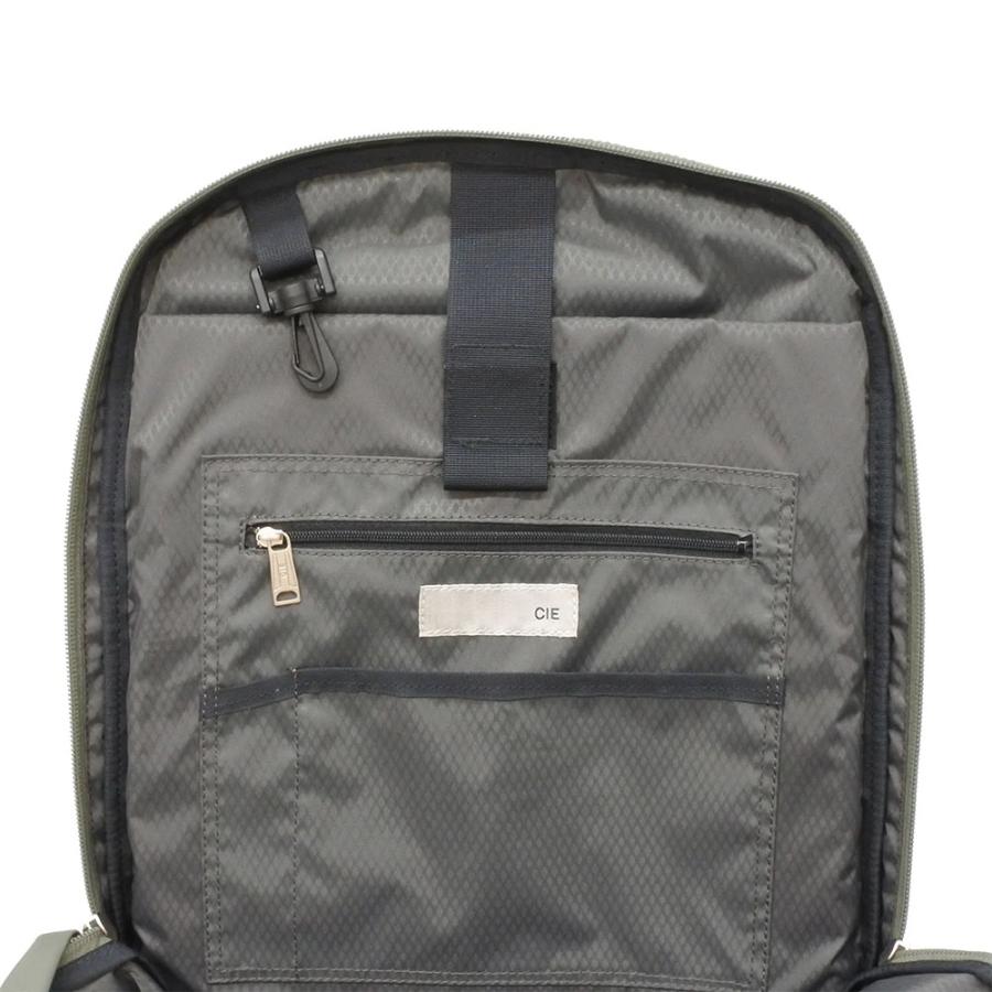 【30%OFF】 CIE リュック バックパック 大容量 大きめ 多機能 シー 通勤 通学 A4 B4 PC デイパック 防水 撥水 23L 日本製 GRID3 BACKPACK-01 032050_12