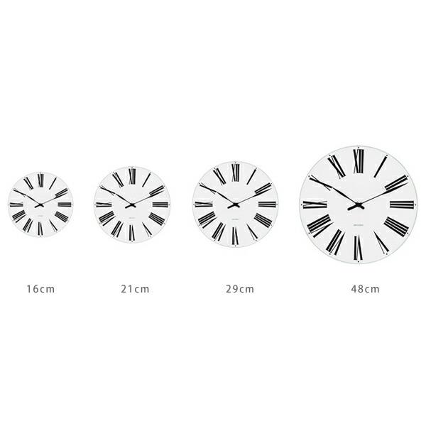 【アルネヤコブセン】【Roman Clock】　掛け時計 ローマン クロック 径29センチ 43642 正規品｜nuts｜06