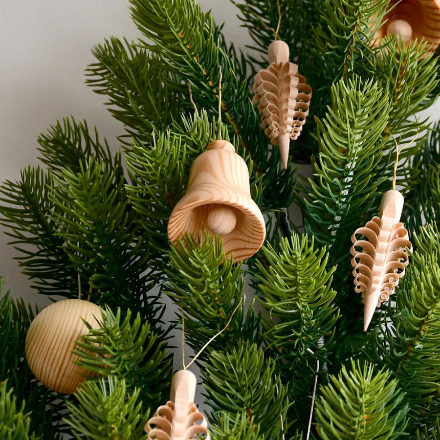 壁掛け式 クリスマスツリー ドイツ製白木のオーナメント9個 木製 ウクライナ製手作りオーナメント スノーマン 雪だるま | ブランド登録なし | 04