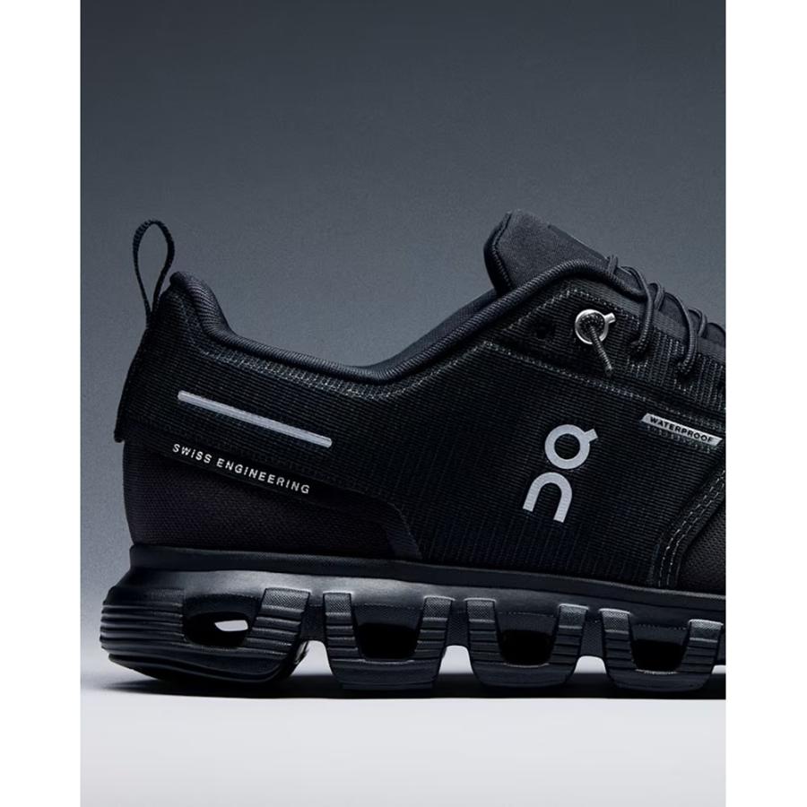 On Cloud6 Waterproof Black　オン　メンズ　スニーカー On Cloud 6 Waterproof Men's Black/Black – Holabird Sports