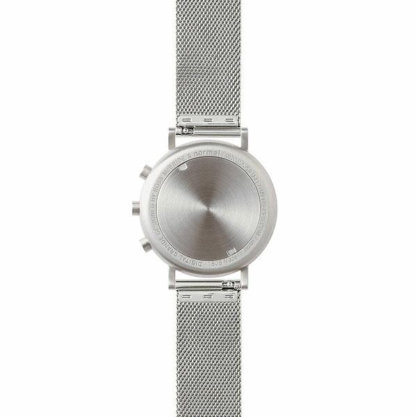 ノーマルタイムピーシズ normal TIMEPIECES 【Tokiji】 NML020105 径38mm デジタルフェイス ステンレスメッシュベル | ブランド登録なし | 03