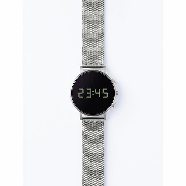 ノーマルタイムピーシズ normal TIMEPIECES 【Tokiji】 NML020105 径38mm デジタルフェイス ステンレスメッシュベル | ブランド登録なし | 04