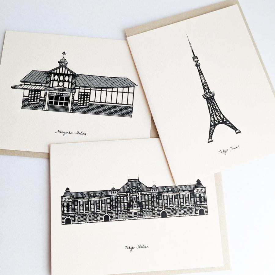 グリーティングカード 建築デザイン アートデザイン sutta 日本建築