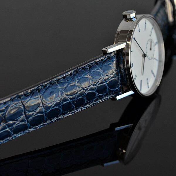 スポール SPQR 150本限定 arita ism small second 有田焼×スモールセコンド 【37mm】 クロコダイルレザーベルト（濃紺 | SPQR | 02