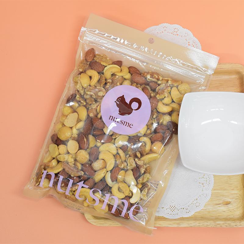 素焼き プレミアミックスナッツ アーモンド カシューナッツ くるみ マカダミア 250g 無添加 無塩 植物油不使用 贅沢4種 送料無料 チャック付き |  | 01