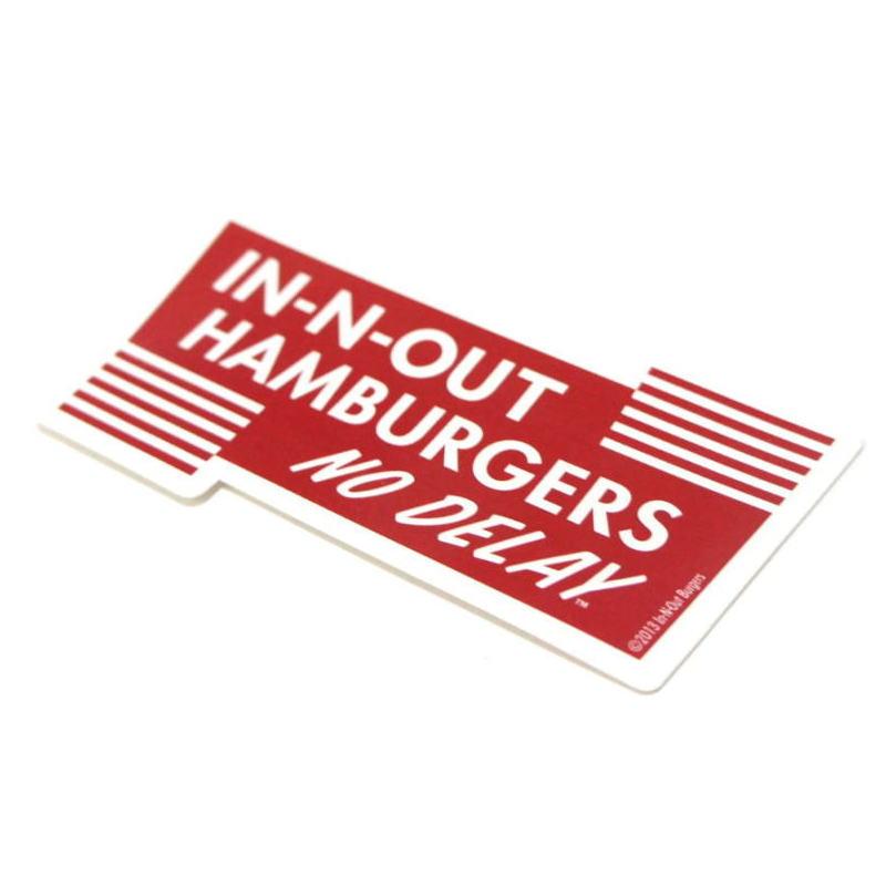 【送料無料】USA IN-OUT-BURGER インナウトバーガー ステッカー シール 赤 アメリカンダイナー レストラン ハンバーガーショップ 西海岸カルチャー |  | 02