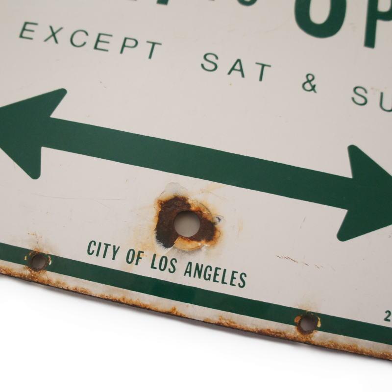 【送料無料】オリジナル U.S.A 米国 アメリカ ロサンゼルス ストリートパーキング 路上駐車用看板 スチール製 オールドサイン ロード 道路標識 インテリア雑貨 |  | 06
