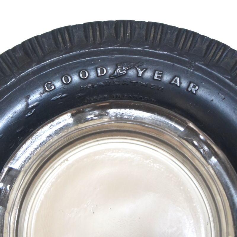 【送料無料】GOOD YEAR タイヤ型灰皿 U.S.A 米国 1950s グッドイヤーバイアス 6.70-15 スーパークッション ビンテージ ガレージ 自動車 雑貨 |  | 02